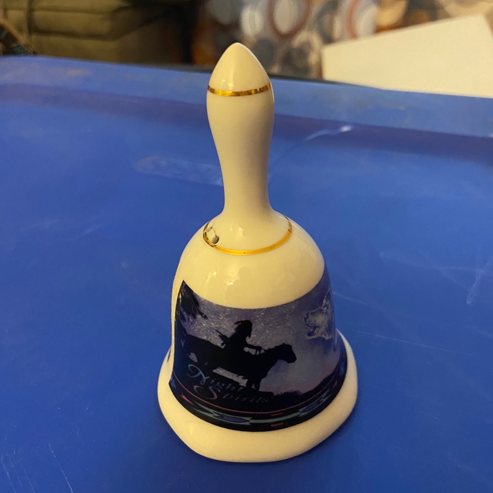 Brand new Bell with Indians and a wolf on it